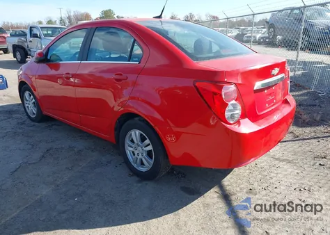 2012 Chevrolet Sonic 1Lt from USA, damaged, VIN 1G1JD5SB7C4113759